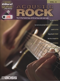 Boss Eband Guitar Play Along 06 Acoustic Rock +usb Sheet Music Songbook