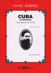 Albeniz Cuba Capricho Op47 No8 2 Guitars Sheet Music Songbook