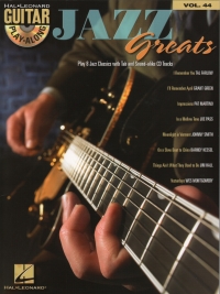 Guitar Play Along 44 Jazz Greats Book & Cd Sheet Music Songbook