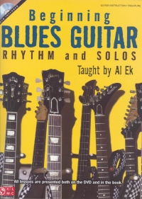 Beginning Blues Guitar Rhythm & Solos Al Ek + Dvd Sheet Music Songbook