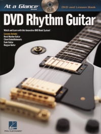 At A Glance Dvd Rhythm Guitar Book & Dvd Sheet Music Songbook
