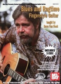 Blues And Ragtime Fingerstyle Guitar Book & 3 Cds Sheet Music Songbook