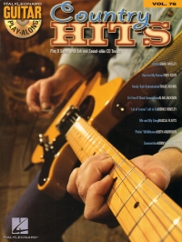 Guitar Play Along 76 Country Hits Book & Cd Sheet Music Songbook