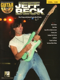 Guitar Play Along 125 Jeff Beck Book & Cd Sheet Music Songbook