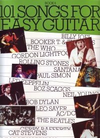 101 Songs For Easy Guitar Book 4 Sheet Music Songbook