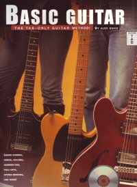 Basic Guitar Tab Only Guitar Method Bk/cd Sheet Music Songbook