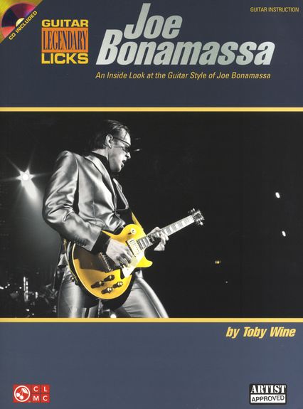 Joe Bonamassa Legendary Licks Guitar Tab + Cd Sheet Music Songbook