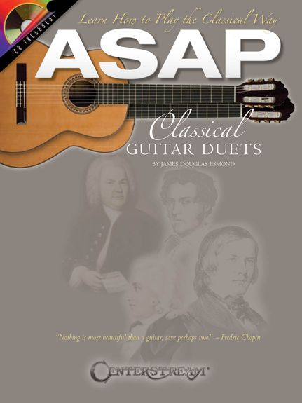 Asap Classical Guitar Duets Book & Cd Sheet Music Songbook