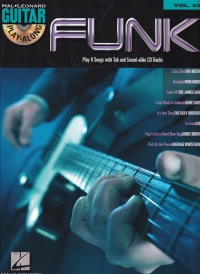 Guitar Play Along 52 Funk Book & Cd Sheet Music Songbook