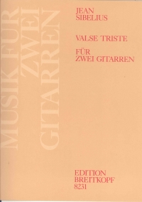 Sibelius Valse Triste For 2 Guitars Sheet Music Songbook