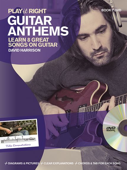 Play It Right Guitar Anthems Book & Dvd Sheet Music Songbook