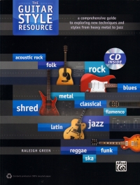 Guitar Style Resource Green Book & Cd Sheet Music Songbook