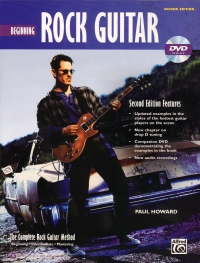 Beginning Rock Guitar Howard Book & Dvd Sheet Music Songbook