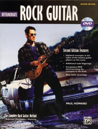 Intermediate Rock Guitar Howard Book & Dvd Sheet Music Songbook