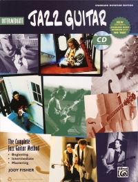 Intermediate Jazz Guitar Fisher + Cd No Tab Sheet Music Songbook