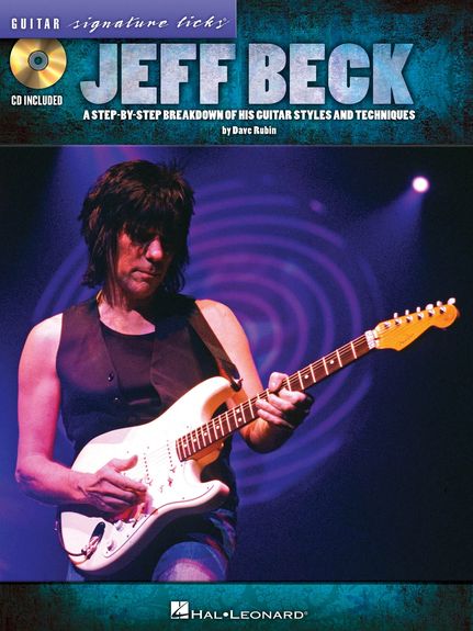 Jeff Beck Guitar Signature Licks Book & Cd Sheet Music Songbook