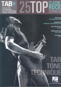 Tab+ 25 Top Classic Rock Songs Guitar Tab Sheet Music Songbook