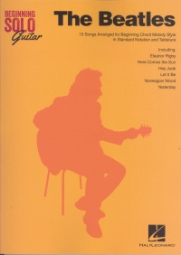 Beatles Beginning Solo Guitar Sheet Music Songbook