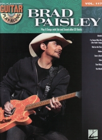 Guitar Play Along 117 Brad Paisley Book & Cd Sheet Music Songbook
