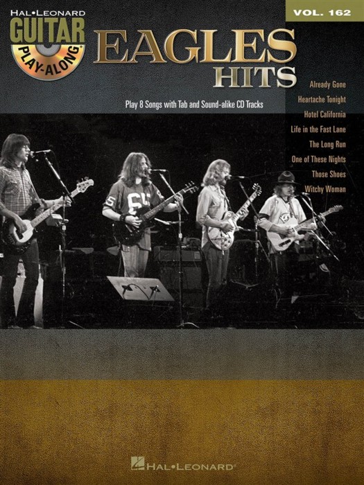 Guitar Play Along 162 Eagles Hits Book & Cd Sheet Music Songbook