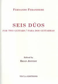 Ferandiere Seis Duos For 2 Guitars Sheet Music Songbook