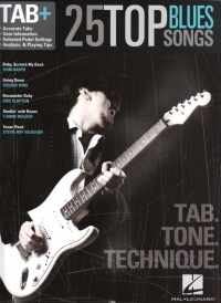 Tab+ 25 Top Blues Songs Guitar Tab Sheet Music Songbook