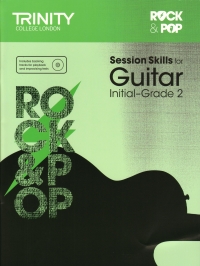 Trinity Rock & Pop Session Skills Guitar Ini-2+cd Sheet Music Songbook