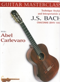 Carlevaro Masterclass 4 Bach Sheet Music Songbook