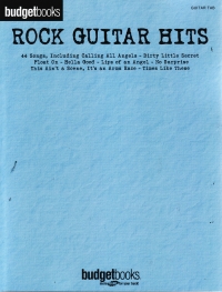 Budget Books Rock Guitar Hits Lyrics & Chords Sheet Music Songbook