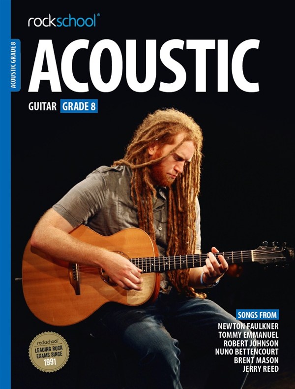 Rockschool Acoustic Guitar Grade 8 2016 + Online Sheet Music Songbook