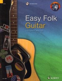 Easy Folk Guitar + Cd Sheet Music Songbook