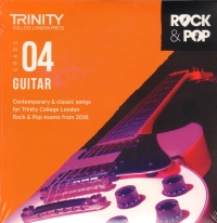 Trinity Rock & Pop 2018 Guitar Grade 4 Cd Sheet Music Songbook