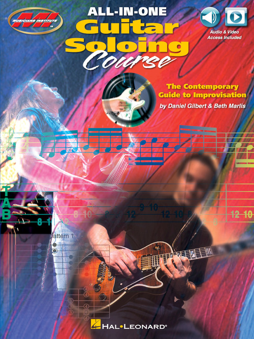 All-in-one Guitar Soloing Course Improvisation Sheet Music Songbook
