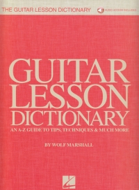 Guitar Lesson Dictionary Wolf Marshall Book &audio Sheet Music Songbook