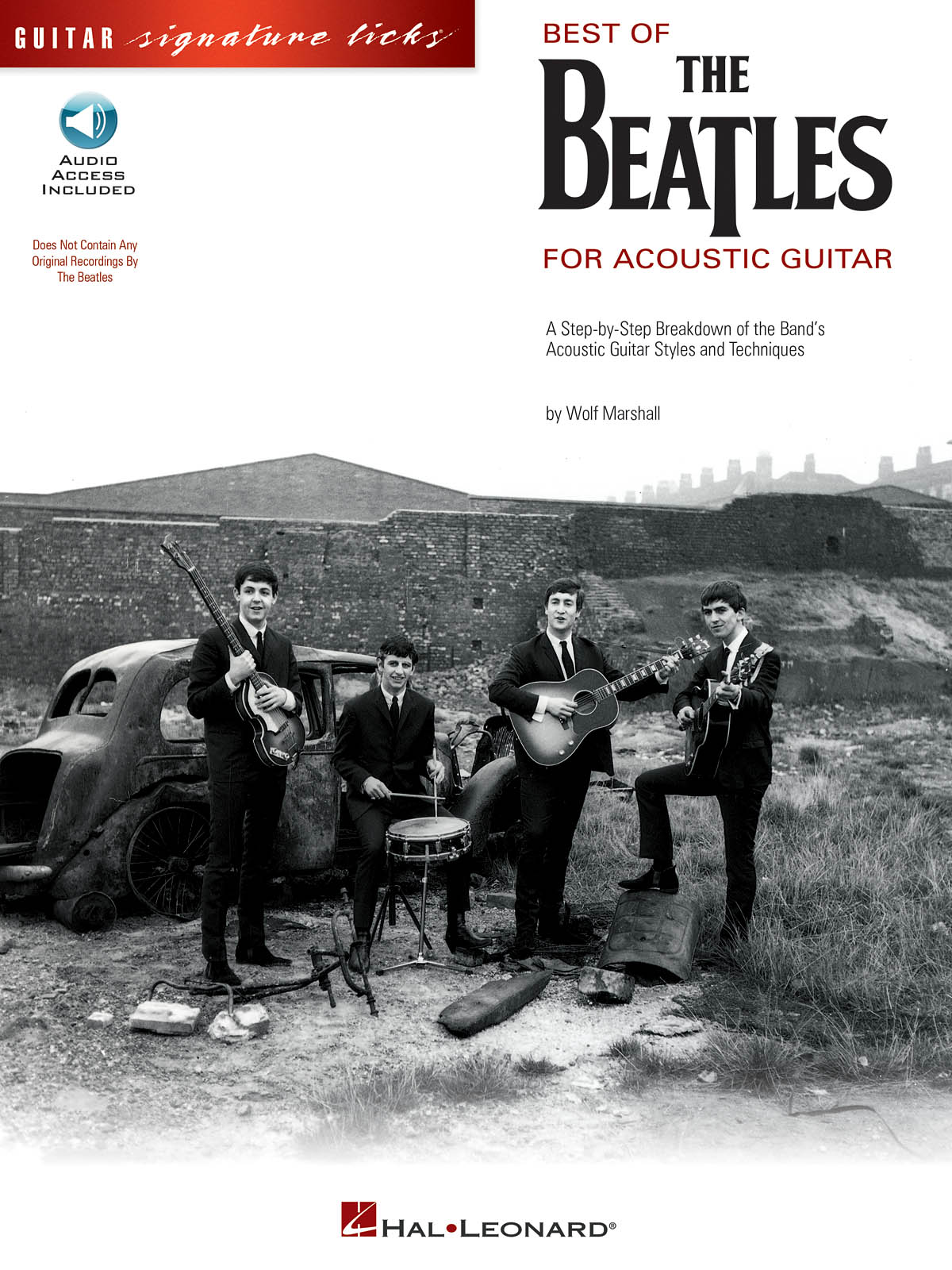 Beatles Best Of For Acoustic Guitar+online Audio Sheet Music Songbook