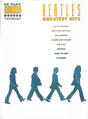 Beatles Greatest Hits E-z Play Guitar Tab Sheet Music Songbook