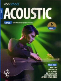 Rockschool Acoustic Guitar 2019 Grade 7 + Online Sheet Music Songbook