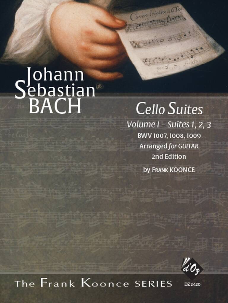 Bach Cello Suite No. 1, 2, 3 Guitar Sheet Music Songbook