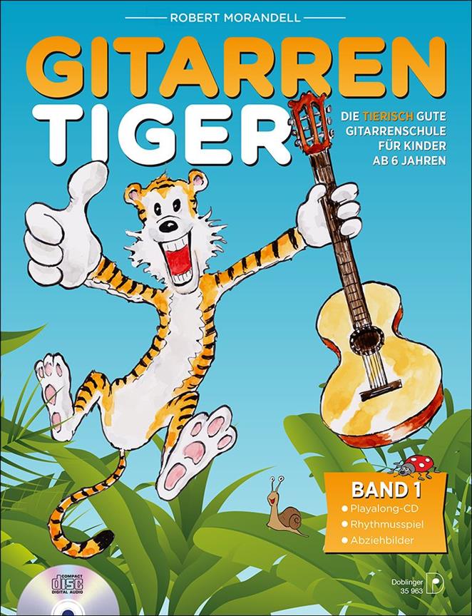 Guitar Tiger Book 1 Morandell Book & Cd Sheet Music Songbook