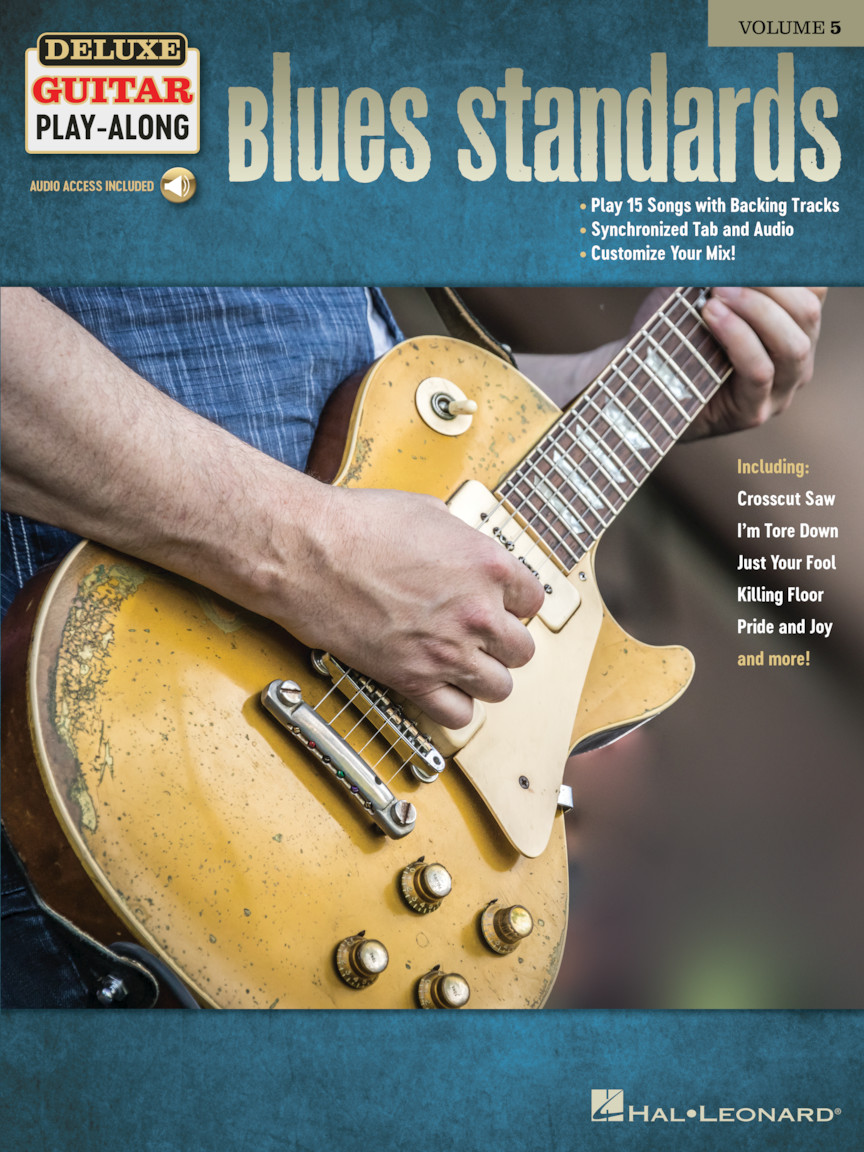 Deluxe Guitar Play Along 05 Blues Standards Sheet Music Songbook
