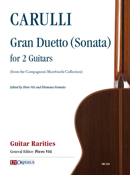 Carulli Gran Duetto (sonata) 2 Guitars Sheet Music Songbook