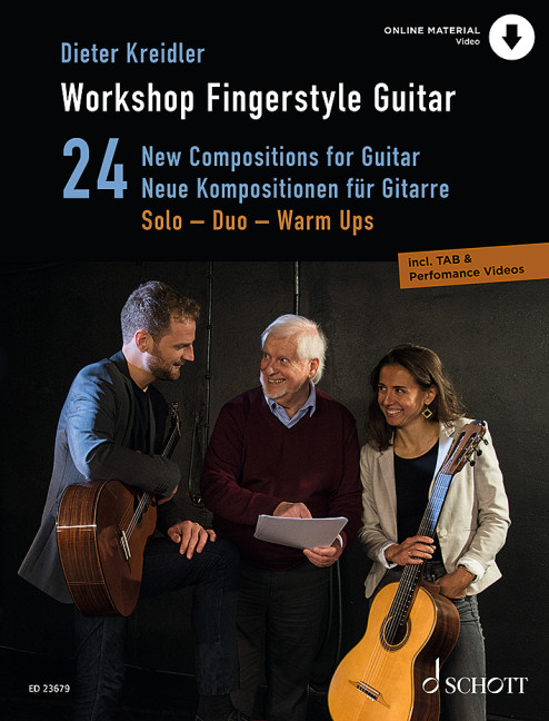 Workshop Fingerstyle Guitar Kreidler + Online Sheet Music Songbook