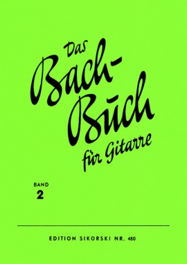 Bach-buch Band 2 Guitar Sheet Music Songbook