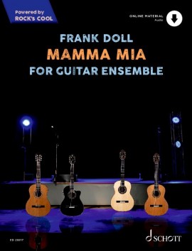 Mamma Mia Doll Guitar Quartet Sheet Music Songbook