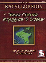 Mel Bay Encyclopedia Bass Chords, Arpeggios,scales Sheet Music Songbook