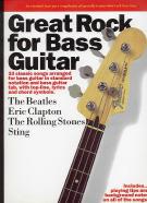 Great Rock Bass Guitar Tab Sheet Music Songbook
