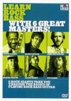 Learn Rock Bass With 6 Great Masters Dvd Sheet Music Songbook