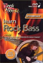 Learn Rock Bass Level 2 Intermediate Dvd Sheet Music Songbook