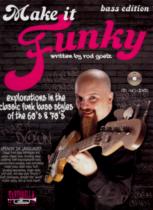 Make It Funky Bass Edition Goelz Book/cd Sheet Music Songbook