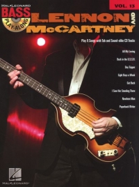 Bass Play Along 13 Lennon & Mccartney Book & Cd Sheet Music Songbook
